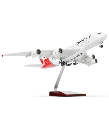 SKYMARKS 1/200 A380 QANTAS カンタス航空 Qantas 1:200 A380 By SkyMarks Unboxing - YouTube